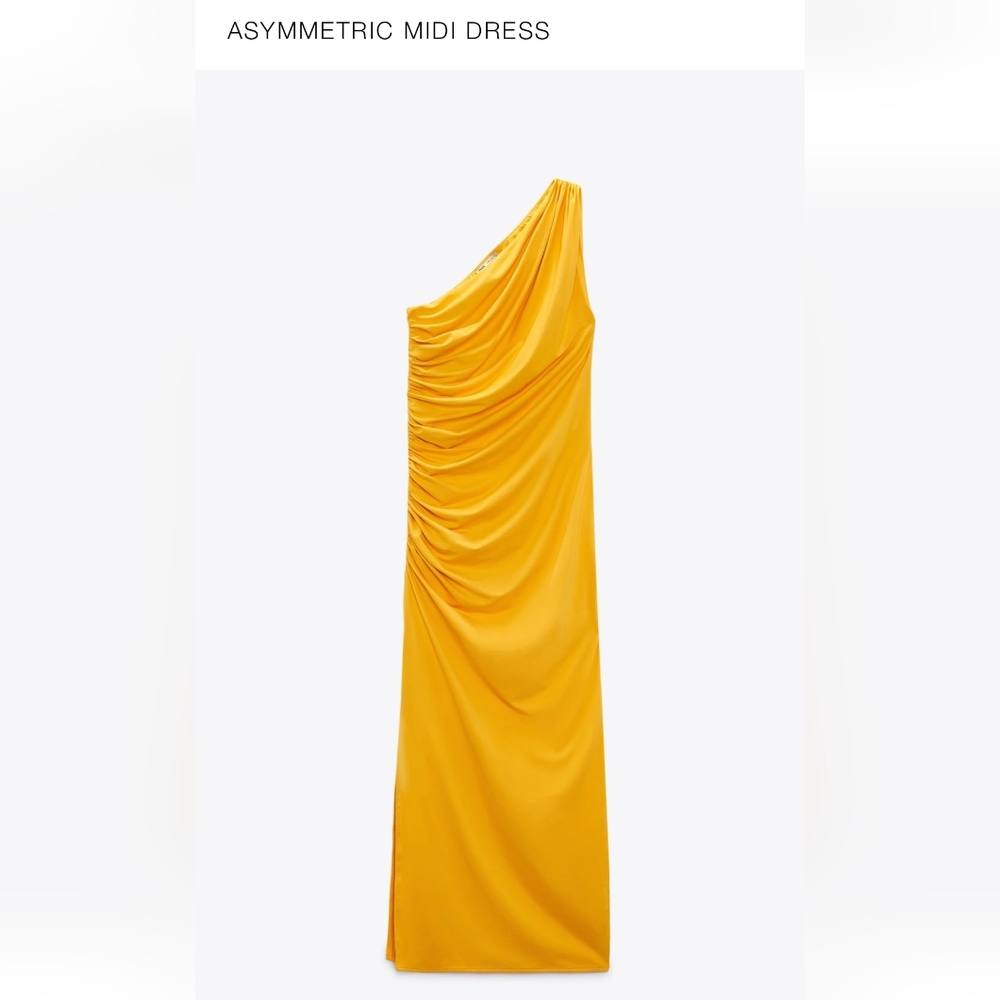 Zara Asymmetric Midi Dress